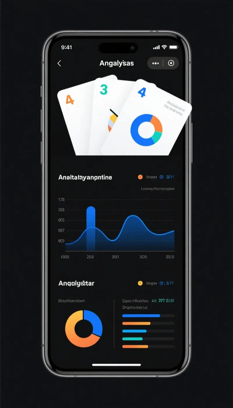 数据分析卡片示意